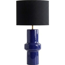 Pinot Interior Feel Lacivert Ahşap Abajur
