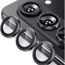 Nacario Mey Ithalat®  Samsung Galaxy Z Fold 5 Valdez Metal Kamera Lens - Siyah