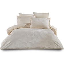 DK Store Bolzano Bej Pamuk Saten Çift Kişilik Nevresim Takımı 200 x 220 cm