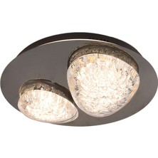 Modern Gri Metal LED Plafonyer