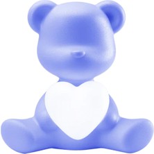 Qeeboo Teddy Love Ekstra Küçük Boy Mavi Masa Lambası