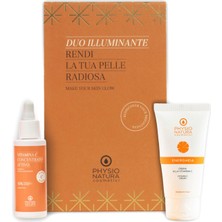 C Vitaminli Konsantre Serum 30 ml + Aydınlatıcı Yüz Kremi 50 ml 2'li Cilt Bakım Seti