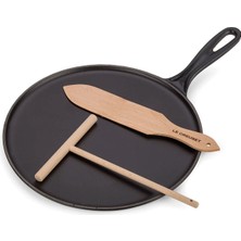 Le Creuset Gelenek Koleksiyonu Mat Siyah Krep Tavası 27 cm