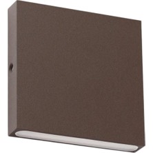 Bakara Collection Post-It Coffee Kahverengi Alüminyum Küçük Boy LED Aplik
