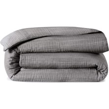 L’appartement Plush Airply Anthracite Pamuklu Çift Kişilik Nevresim 200 x 220 cm