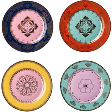 Polspotten Side Plate Grandpa Porselen 4'lü Çay Tabağı Seti