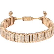 Juju Wavy Stone Bronz El Yapımı Kadın Bileklik