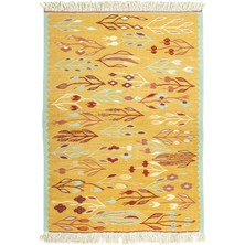 Soho Antiq Tiva Çiçekli El Dokuma Kilim 124 x 171 cm