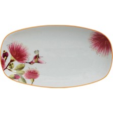 The Grade Studio Floral Collection Porselen 2'li Kayık Tabak Seti