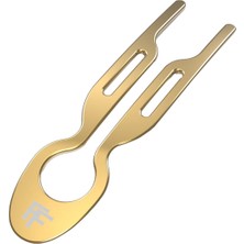 Nº1 Hairpin Finish Yellow Gold Çelik Kadın Saç Tokası