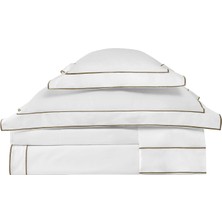 Valeron Duo Camel Işlemeli Saten King Nevresim Takımı 240 x 220 cm