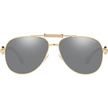 Versace VE2236 Gri Unisex Güneş Gözlüğü
