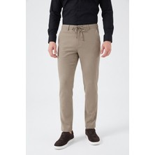 Günce Erkek Regular Kalıp Jogger Pantolon Armürlü Kumaş BGL-ST05633