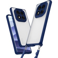 Nacario Mey Ithalat®   Redmi Note 14 Pro 4g Kılıf Penta Silikon Kılıf - Lacivert
