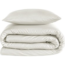 Qua Home Soho Bej Pamuk Perkal Tek Kişilik Nevresim Seti 160 x 220 cm