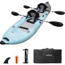 Deilf Boards Açık Mavi 2 Kişilik Şişme Kano
