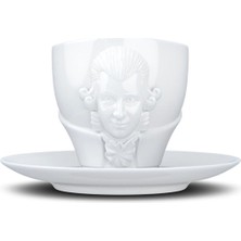 Tassen Wolfgang Amadeus Mozart Yetenek Fincanı Beyaz Porselen Çay Fincanı