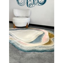 Loominology Rugs Çok Renkli Desenli Yün Halı