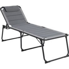 Outwell Samoa Premium Ultra Konforlu Grey 5 Pozisyonlu Katlanır Kamp Şezlongu