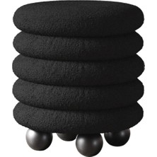 Hermhaus Bombs Siyah Bukle Puf