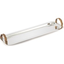 Mikasa Moor Antik Gold Kulplu Gümüş Baton Tepsi