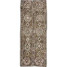 Soho Antiq Vintage El Dokuma Etnik Desenli 140X362 cm Yün Kilim