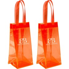 Bottle Buddy Ice Bag Turuncu Şişe ve Şarap Soğutucu 2'li Buz Çantası