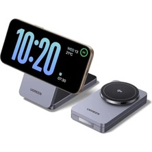 UGREEN 2si1 Arada 30W Magnetik Wireless Kablosuz Şarj Cihazı