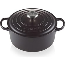 Le Creuset Imza Koleksiyonu Mat Siyah Döküm Tencere 26 cm