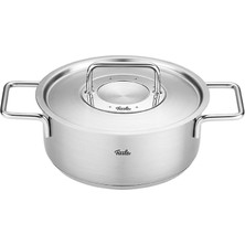 Fissler Pure Collection Metal Kapak Kısa Çelik Tencere 24 cm