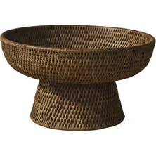 King Zoo Minimal Rattan Meyve Kasesi