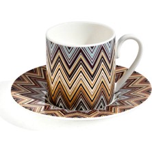 Missoni Home Zikzak Desenli 2li Porselen Fincan Seti