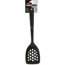 OXO Good Grips Plastik Siyah Delikli Spatula