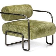 Solano Design Bona Yeşil Metal Berjer
