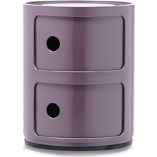 Kartell Componibili 2 Çekmeceli Mor Modül