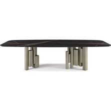 Cattelan Italia Skyline Sahar Noir Desenli Seramik Yemek Masası