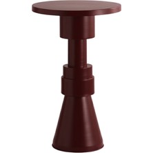 Pinot Interior Chess Stand Bordo Metal Yan Sehpa