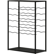 Foqlio Vinum Siyah Metal Şarap Rafı