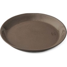 Masuma Ceramics Bruno Kahverengi Porselen Küçük Boy Tatlı Tabağı 15 cm