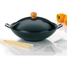 Kela Asia 5 Parça Döküm Demir Wok Seti