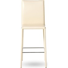 Sillc Roby Beige Deri Bar Sandalyesi