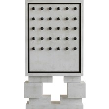 Hermhaus Sculpt Beyaz Lake Dolap Gardırop