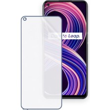 Schitec Realme 8 5g Uyumlu Ön Yüzey Nano Şeffaf Hidrojel Ekran Koruyucu