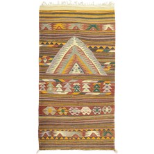 Soho Antiq Dirse Renkli El Dokuma Kilim 117X213 cm