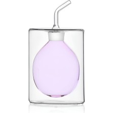 Ichendorf Milano Cilindro Pembe Borosilikat Cam Çift Duvarlı Yağdanlık 150 ml