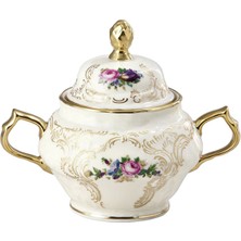 Rosenthal Sanssouci Elfenbein Diplomat Desenli Porselen Şekerlik