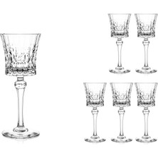 Cristal D'arques Lady Diamond 6'lı Şeffaf Kadeh