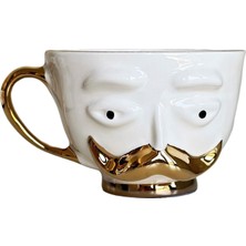 Todandco Hulusi Gold Mustache Fincan