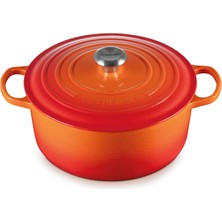 Le Creuset Imza Koleksiyonu Volkanik Döküm Tencere 20 cm