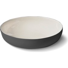 Esma Dereboy Capsule Siyah Fildişi Küçük Boy Porselen Kase